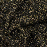 Jacquard 100% Polyester Knit Fabric, 350 gsm, 153 cm — Black — photo 2