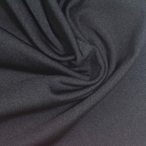Brushed Polyester Stretch Milk Silk Knit Fabric, 166 gsm, 170 cm — Grey
