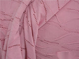 Pink Wavy-Line Jacquard, Polyester — photo 2