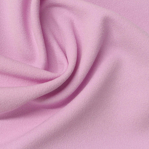 Polyester Stretch Linen-Look Fabric, 265 gsm, 155 cm — Purple