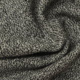 Black Marl French Terry, Poly-Cotton — photo 2