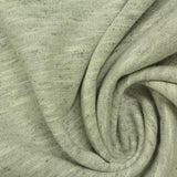 Light Green Marl French Terry, Poly-Cotton — photo 2