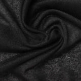 Polyester Stretch Jersey Knit Fabric, 123 gsm, 155 cm — Black — photo 2
