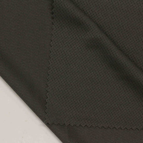 100% Polyester Birdseye Knit Fabric, 179 gsm, 160 cm — Green