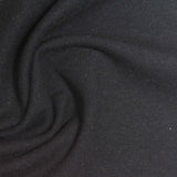 Cotton Modal Stretch French Terry Fabric, 385 gsm, 175 cm — Black — photo 2