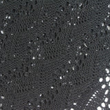 Jacquard Polyester Cotton Pointelle Knit Fabric, 310 gsm, 150 cm — Grey — photo 2