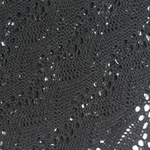 Jacquard Polyester Cotton Pointelle Knit Fabric, 310 gsm, 150 cm — Grey