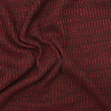 Dark Red Marl Knit, Viscose-Poly — photo 2