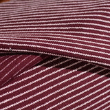White Horizontal-Stripe Chunky Knit, Poly-Cotton — photo 2