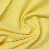 Polyester Stretch Jersey Knit Fabric, 260 gsm, 160 cm — Yellow — photo 2