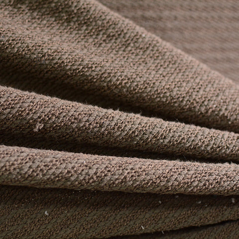 Cotton Polyester Chunky Knit Fabric, 398 gsm, 170 cm — Orange