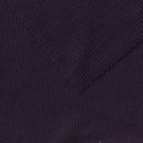 Polyester Stretch Rib Knit Fabric, 250 gsm, 120 cm — Navy — photo 2