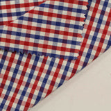 Red Gingham Woven, Cotton, 108 gsm, 145 cm, ref EF-206236 — photo 2