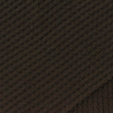 Polyester Cotton Waffle Knit Fabric, 300 gsm, 170 cm — Brown — photo 2