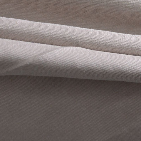 Cotton Linen Stretch Twill Fabric, 205 gsm — Grey