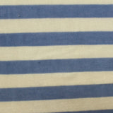 Blue Horizontal-Stripe Chunky Knit, Viscose-Poly — photo 2