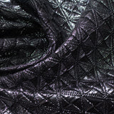 Black Geometric-Square Jacquard, Poly-Cotton — photo 2