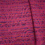 Red Vertical-Stripe Jacquard, Polyester — photo 2