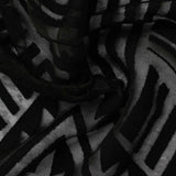 Black Abstract Jacquard — photo 2