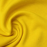 Polyester Cotton Stretch Velvet Fabric, 280 gsm, 165 cm — Yellow — photo 2