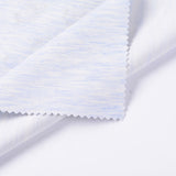 White Marl Interlock Knit, Polyester — photo 2
