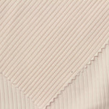 Cotton Stretch Rib Knit Fabric, 200 gsm, 135 cm — Beige — photo 2