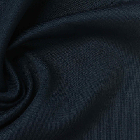 Polyester Stretch Scuba Knit Fabric, 240 gsm, 165 cm — Navy
