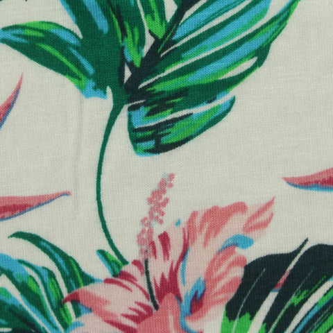 Green Leaves Knit, Viscose