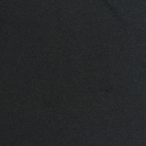 100% Cotton Jersey Knit Fabric, 134 gsm, 165 cm — Black