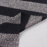 Black Horizontal-Stripe Knit, Poly-Viscose — photo 2