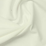 Polyester Stretch Rib Knit Fabric, 252 gsm, 178 cm — White — photo 2