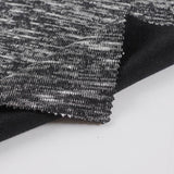 Black Marl Scuba Knit, Acrylic-Viscose — photo 2
