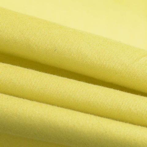 100% Cotton Twill Fabric, 230 gsm, 147 cm — Yellow