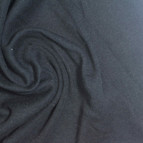 Black Rib Knit, Cotton