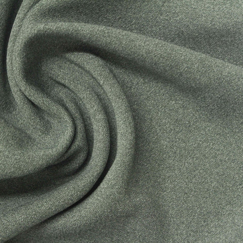 Green Marl Interlock Knit, Polyester