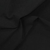 Nylon Stretch Bengaline Fabric, 164 gsm — Black — photo 2