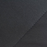 Cotton Polyester Stretch Scuba Knit Fabric, 330 gsm, 155 cm — Black — photo 2