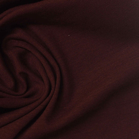 Tencel Lyocell Acrylic Blend Stretch Rib Knit Fabric, 190 gsm, 160 cm — Brown, ref EF-270780
