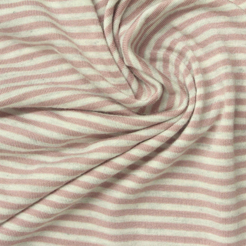 Light Pink Horizontal-Stripe Knit