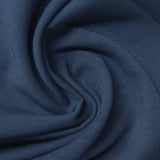 Brushed Polyester Modal Stretch French Terry Fabric, 250 gsm, 165 cm — Navy — photo 2