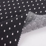 White Dot Interlock Knit, Cotton — photo 2