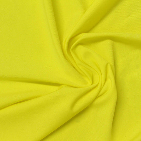 100% Polyester Knit Fabric, 170 gsm, 165 cm — Yellow