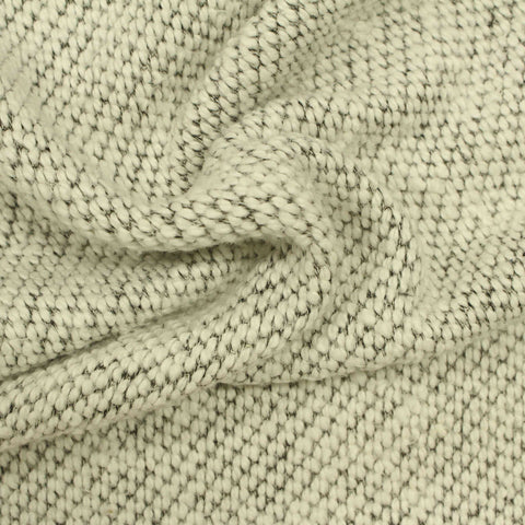 Dark Grey Marl Jacquard, Cotton-Poly, 410 gsm