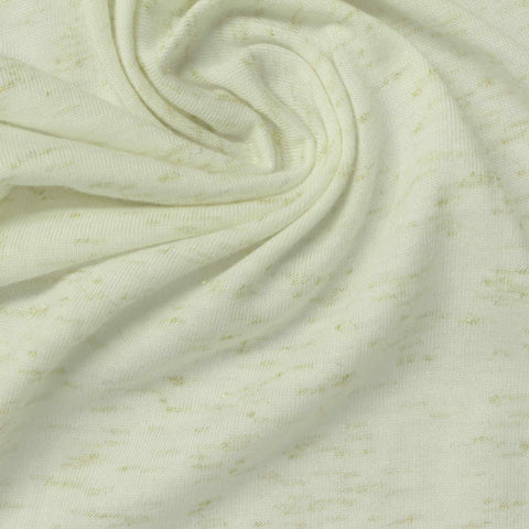 Light Green Marl Jersey Knit, Poly-Viscose, 160 gsm