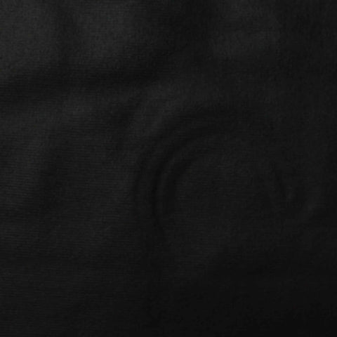 Polyester Stretch Jersey Knit Fabric, 200 gsm, 150 cm — Black