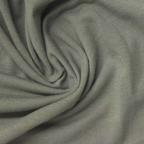 Polyester Cotton Jersey Knit Fabric, 155 gsm, 146 cm — Green