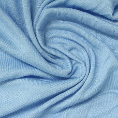 Jersey Knit Fabric, 133 gsm, 154 cm — Blue