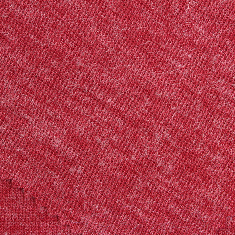 Red Heathered-Marl Knit, Poly-Viscose, 226 gsm
