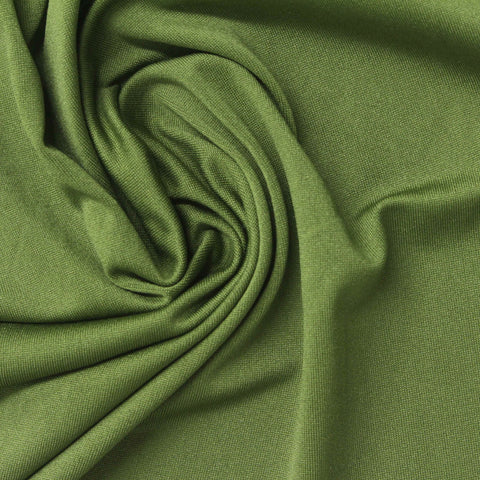Polyester Stretch Jersey Knit Fabric, 100 gsm, 150 cm — Green
