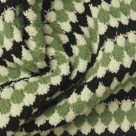 Cream Diamond Chunky Knit, Polyester
